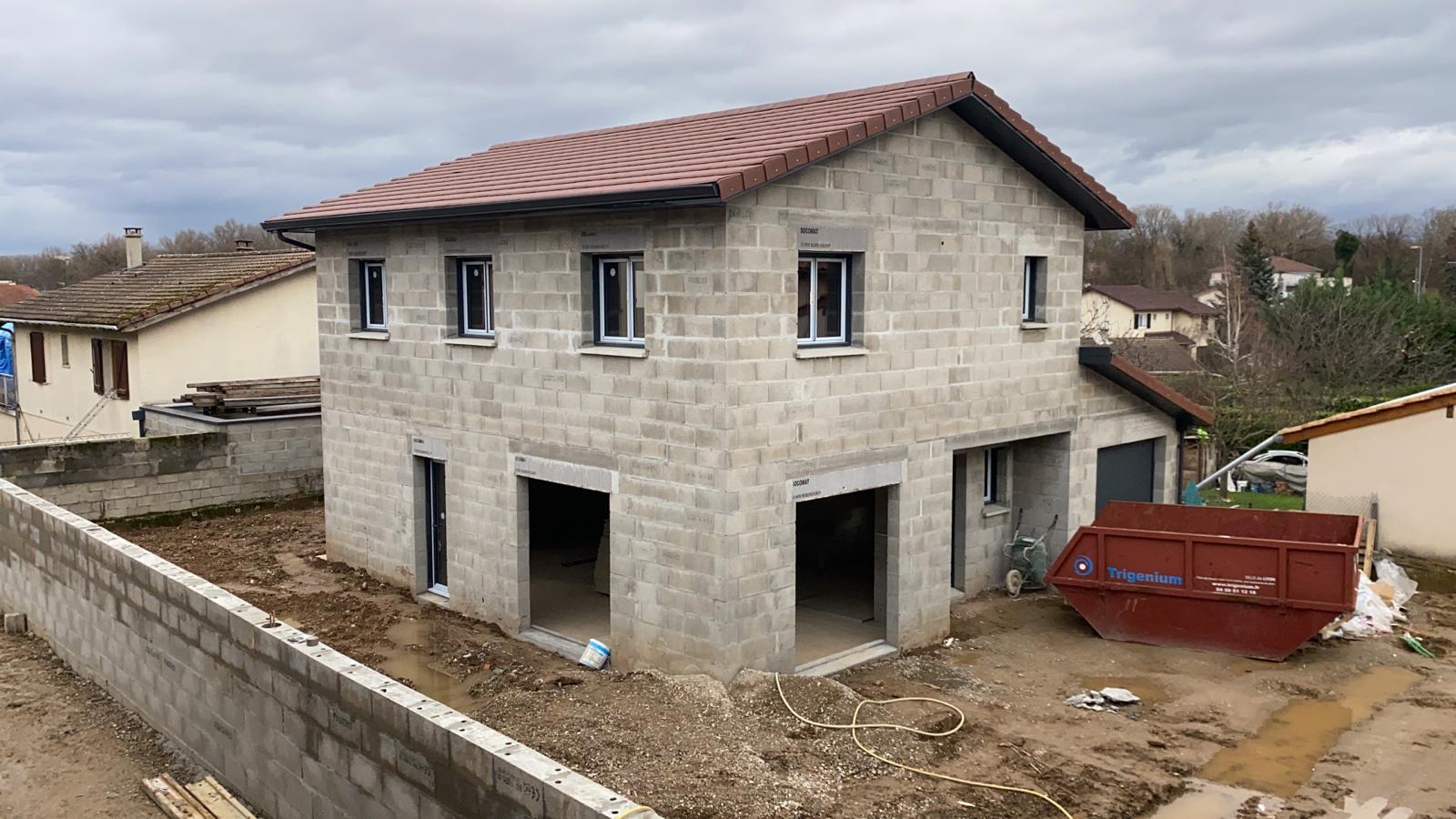 Façade maison neuve